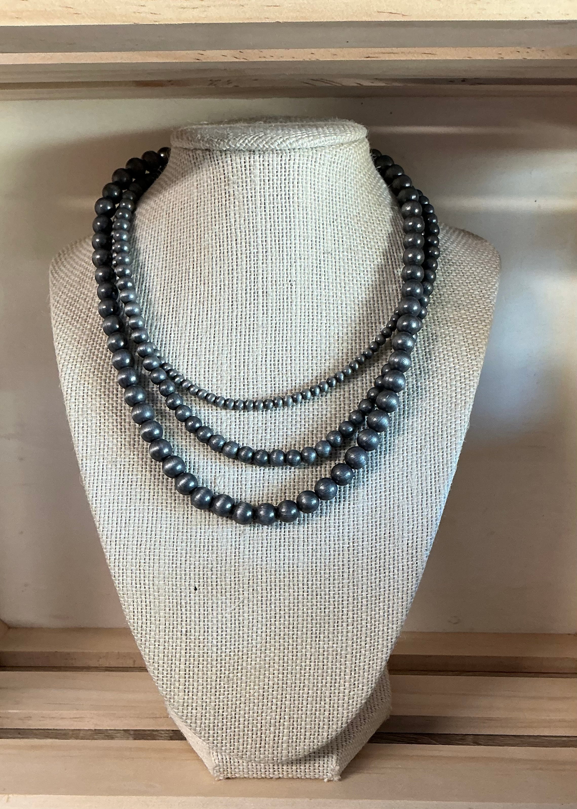 3 strand thick Navajo beads
