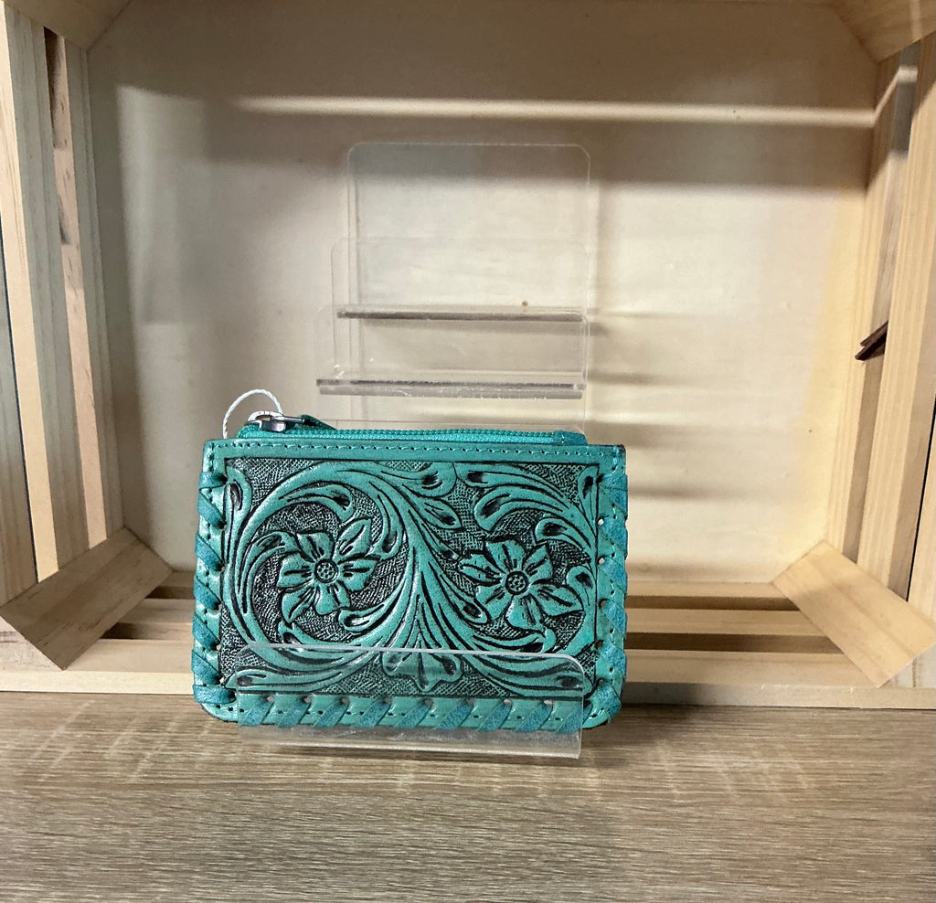 tooled coin purse
