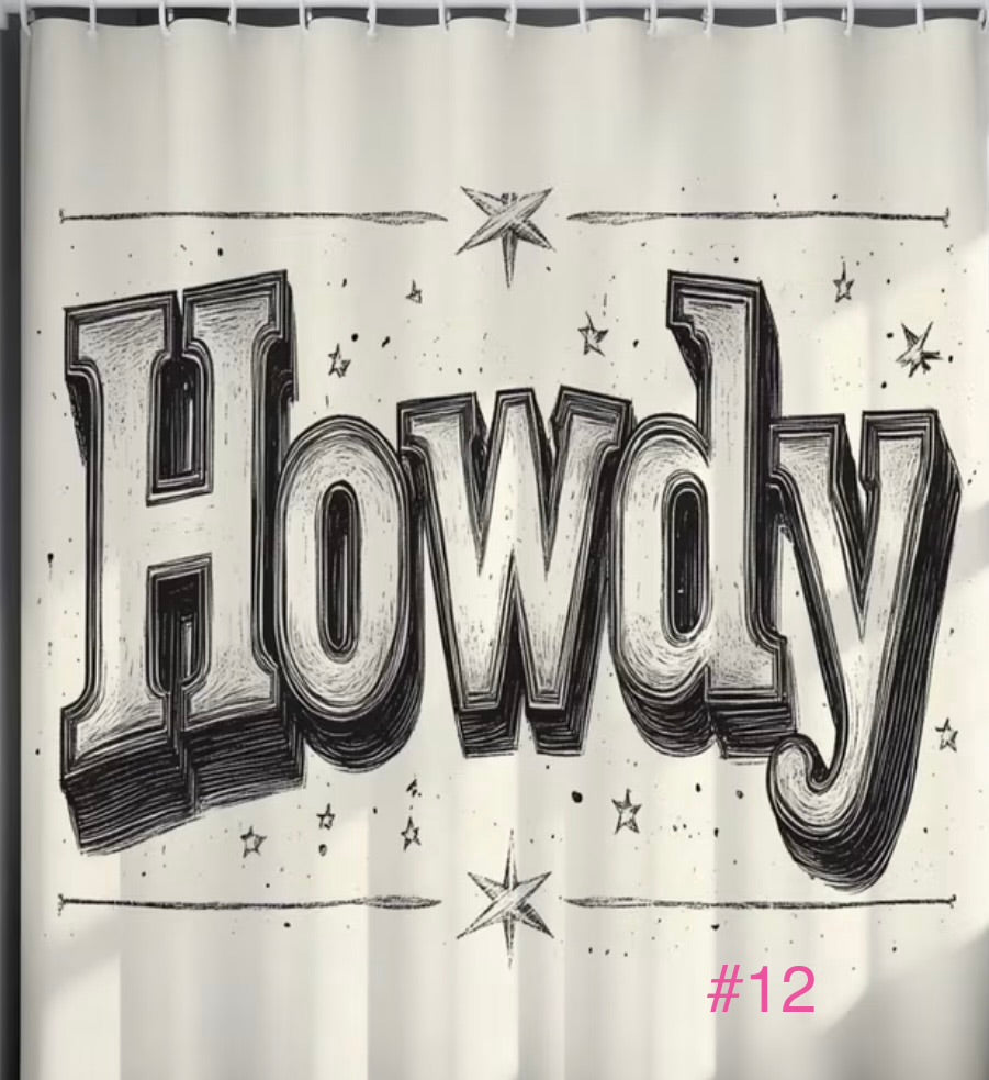 Western Shower curtains