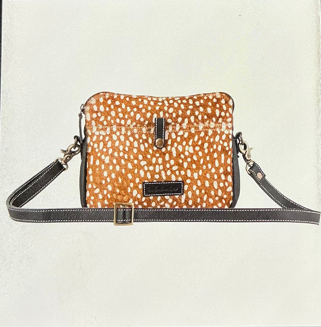 Deer skin handbag