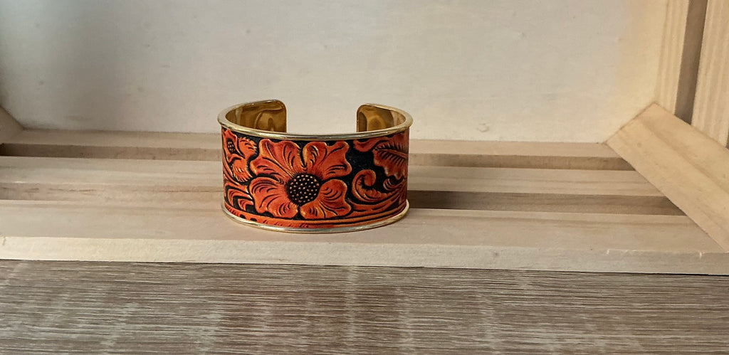 Painted bracelet cuff