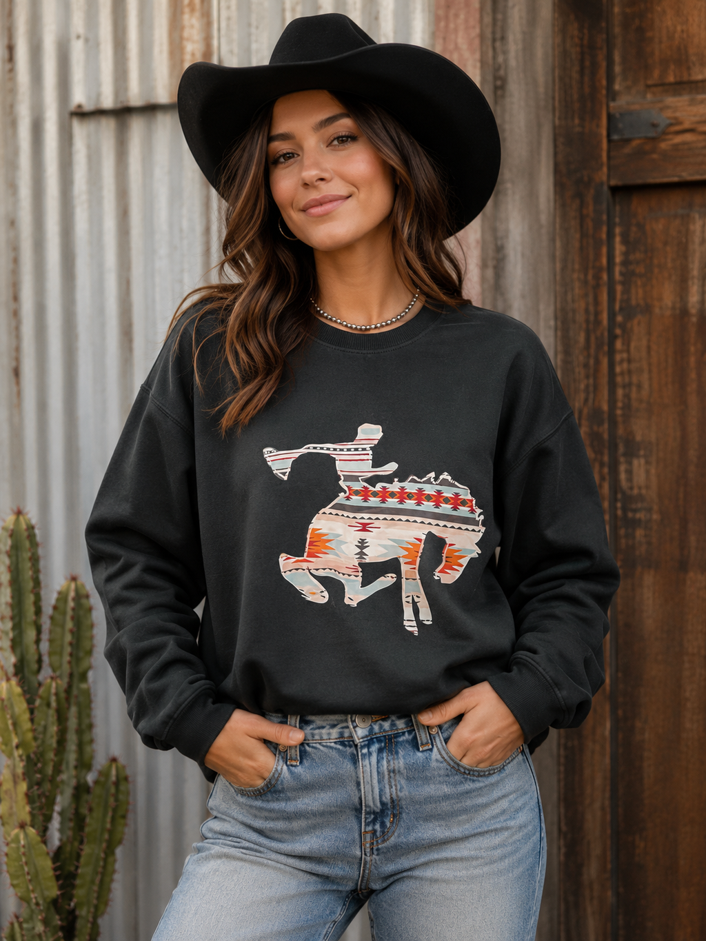 Serape Bronc light weight sweater