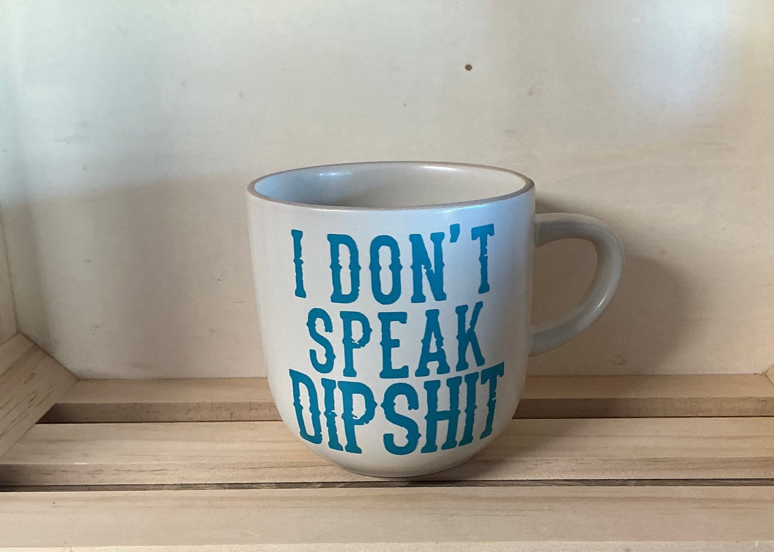 I Don’t speak dipshit mug