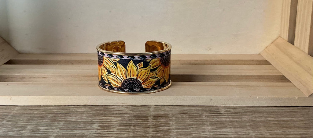 Painted bracelet cuff