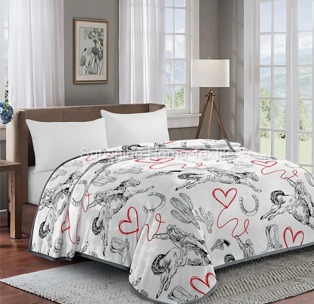 Super soft plush king blankets