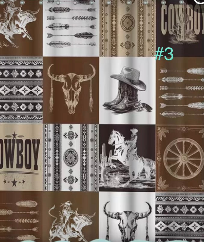 Western Shower curtains