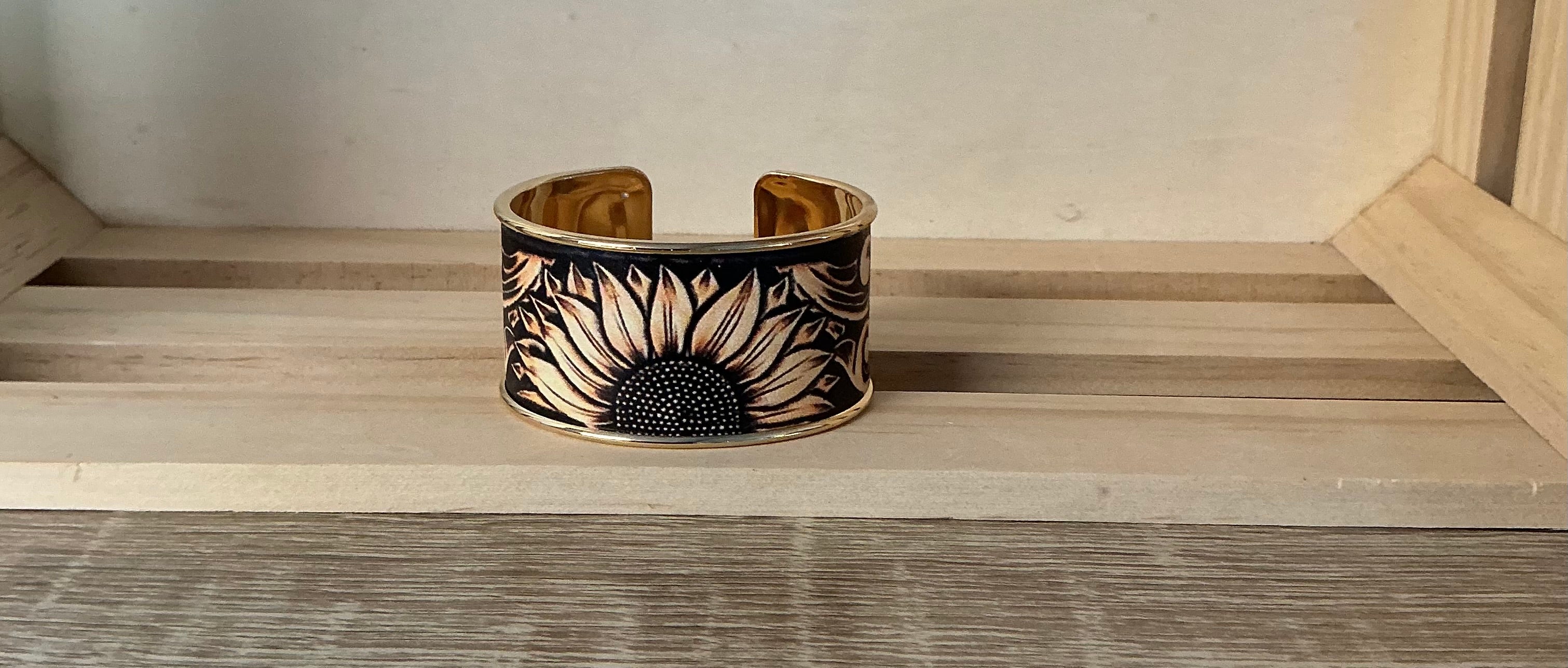 Painted bracelet cuff