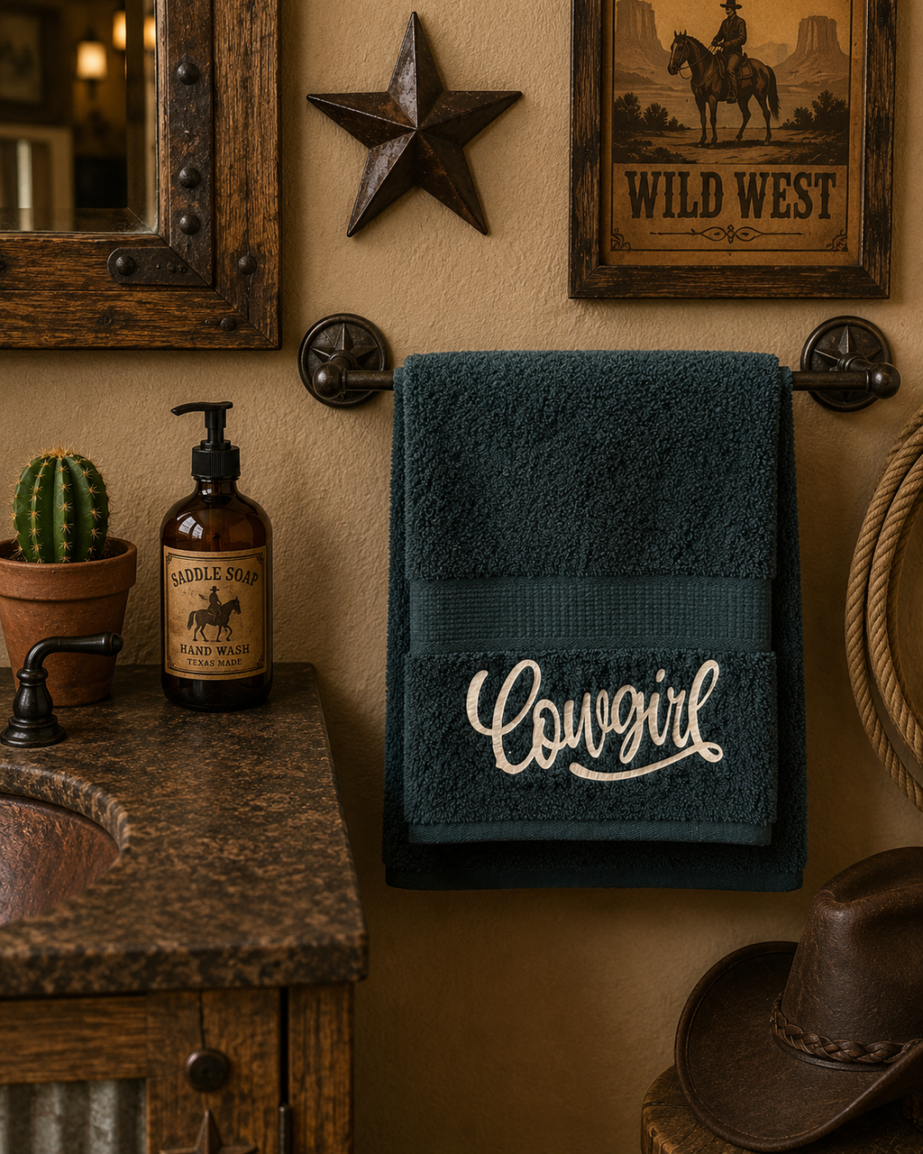 Cowgirl Towel