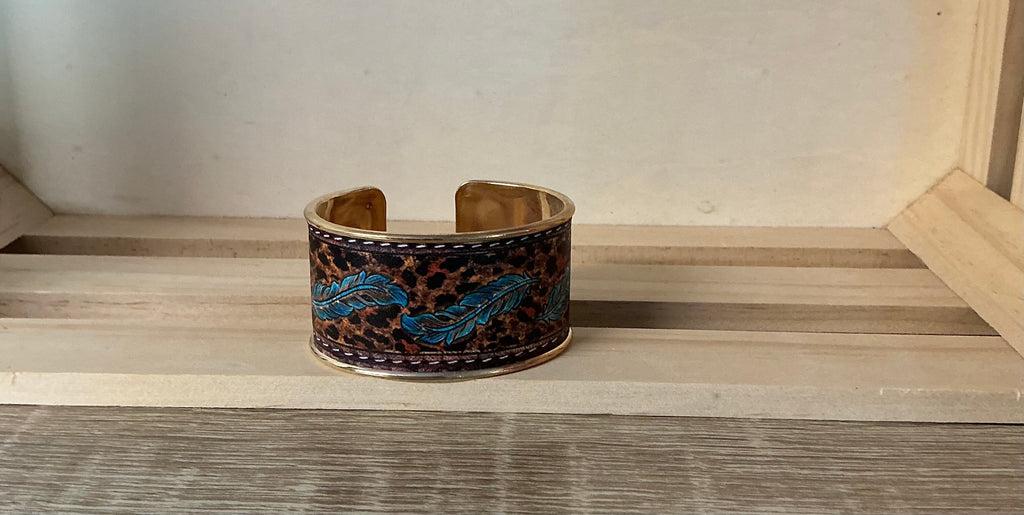 Painted bracelet cuff