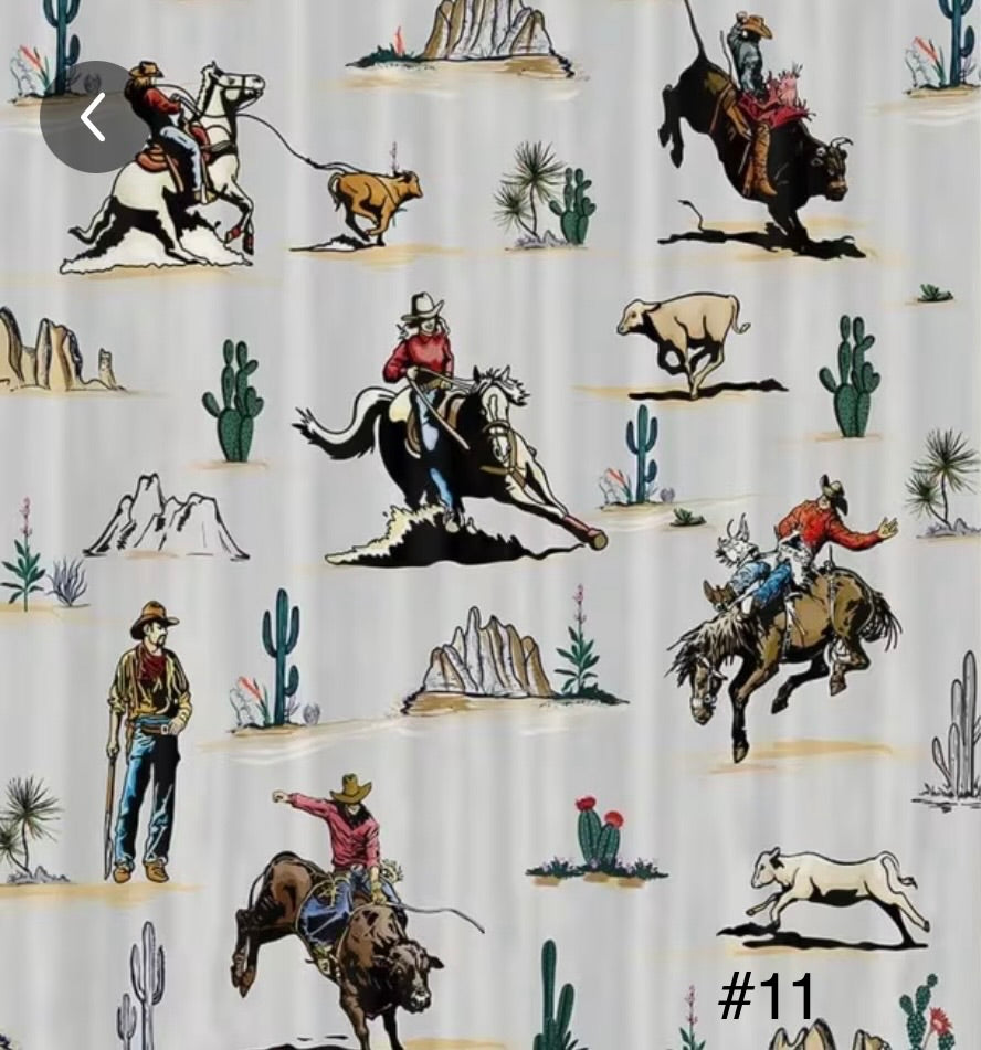 Western Shower curtains