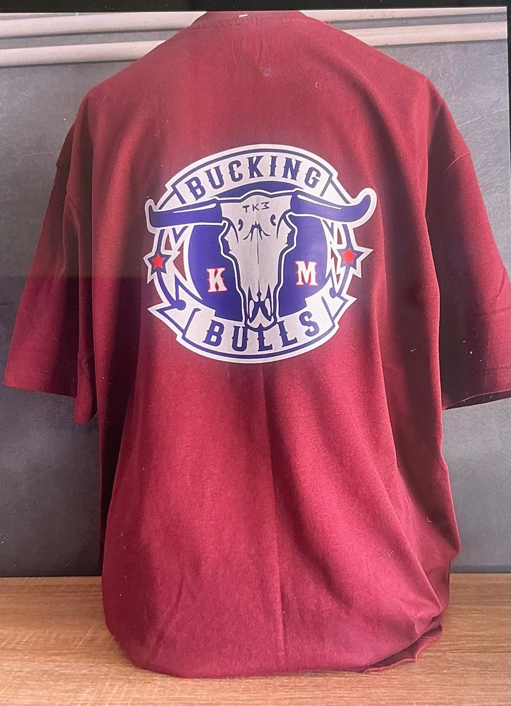 Ladies oversized KM Bucking Bulls Tee