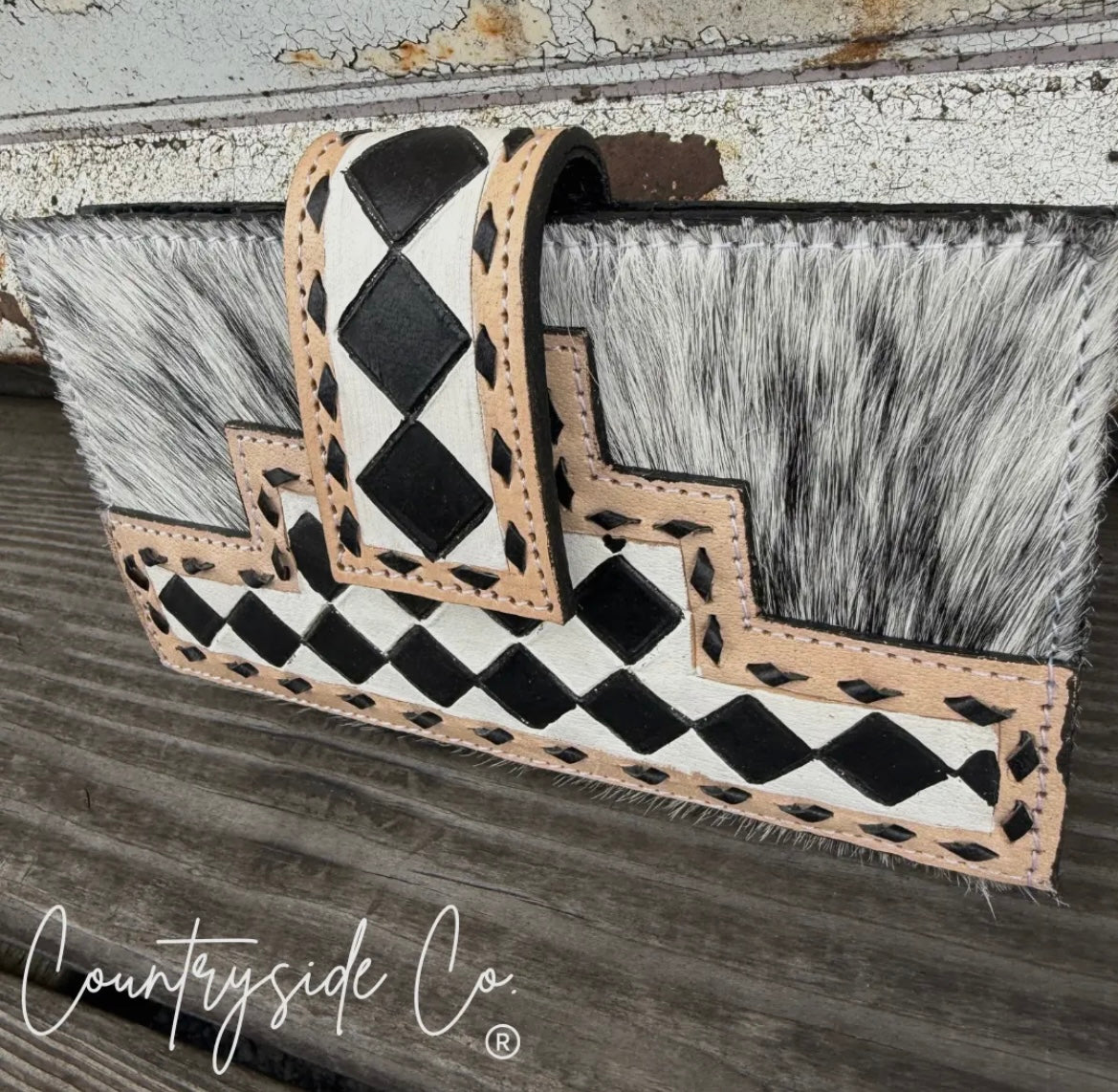 Miranda checkered wallet