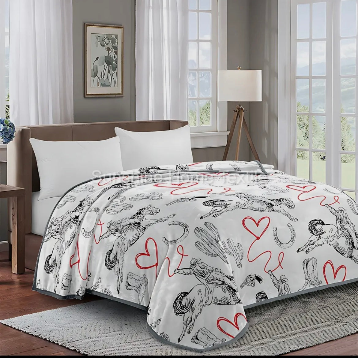 B10 king flannel blanket