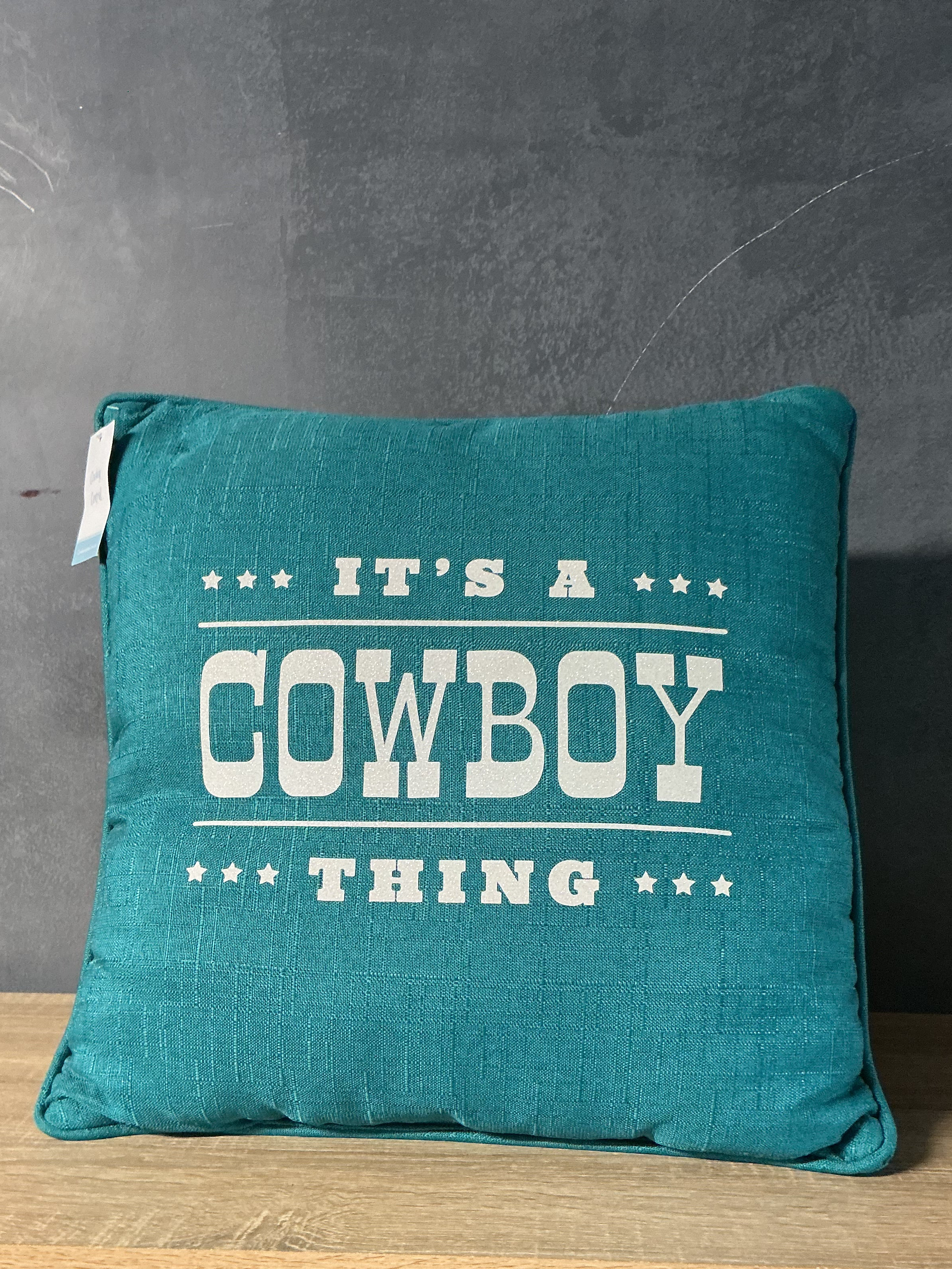 It’s a cowboy thing cushion