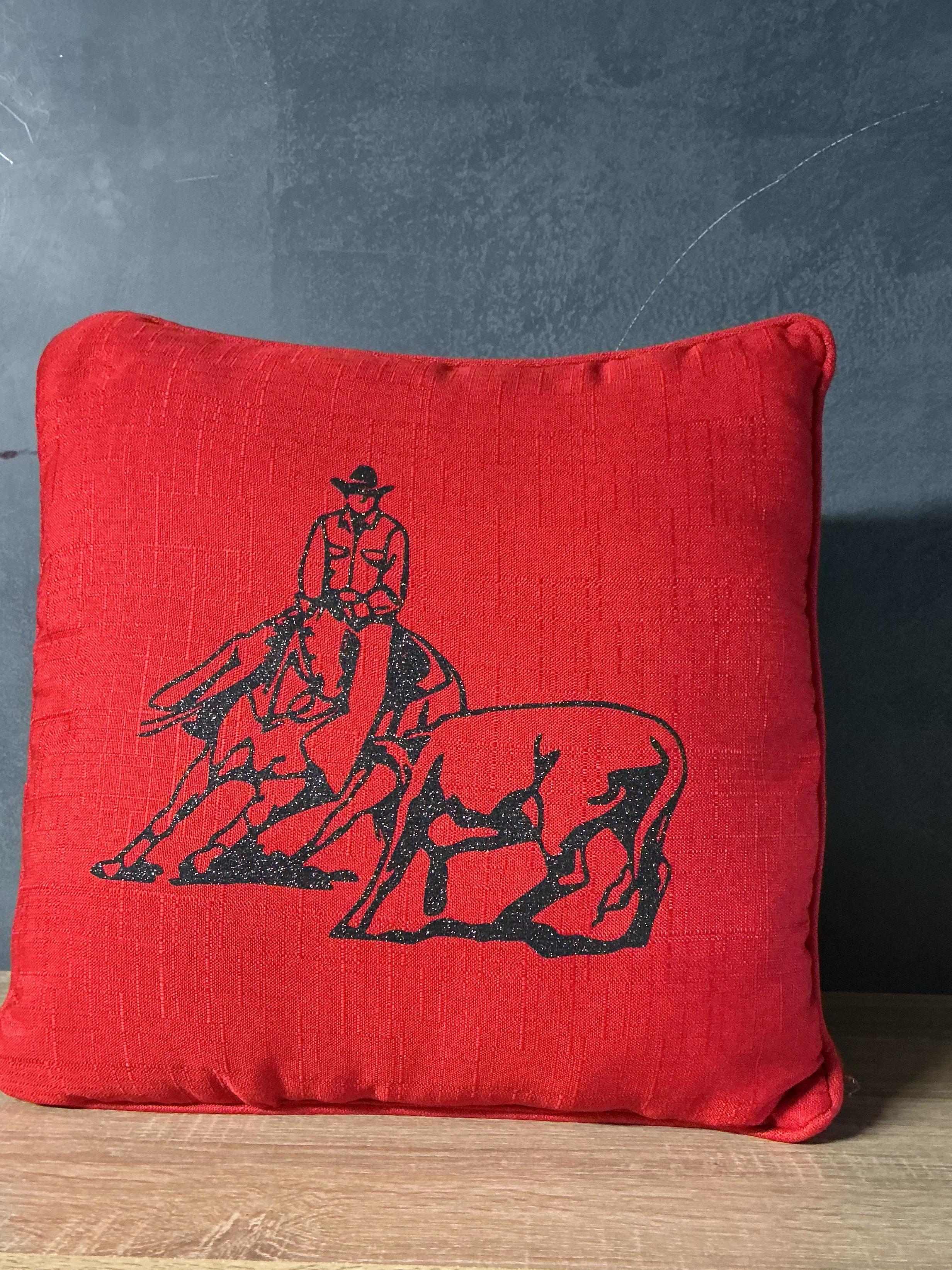 Cutting horse cushion