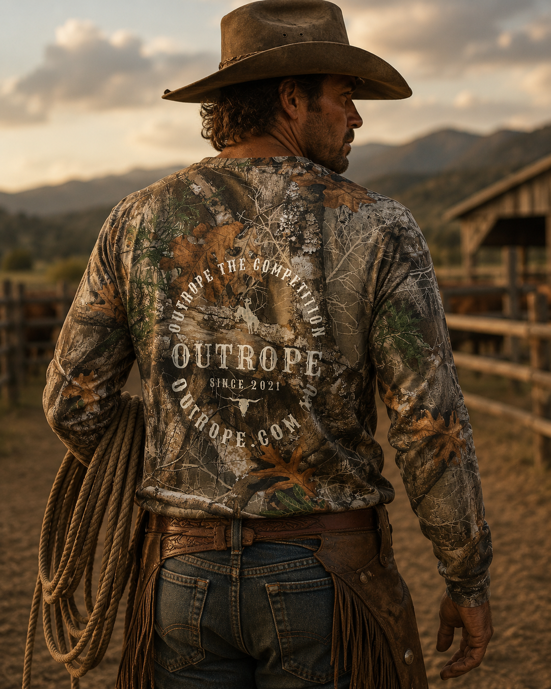 OutRope camo fishing shirt
