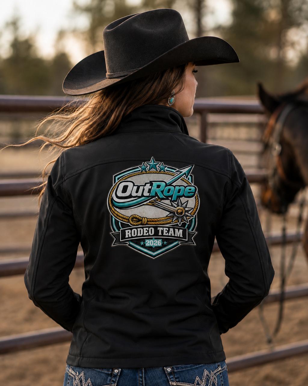 Soft shell OutRope Rodeo Team Jacket